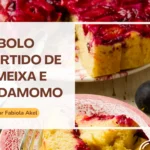 Bolo Invertido de Ameixa e Cardamomo