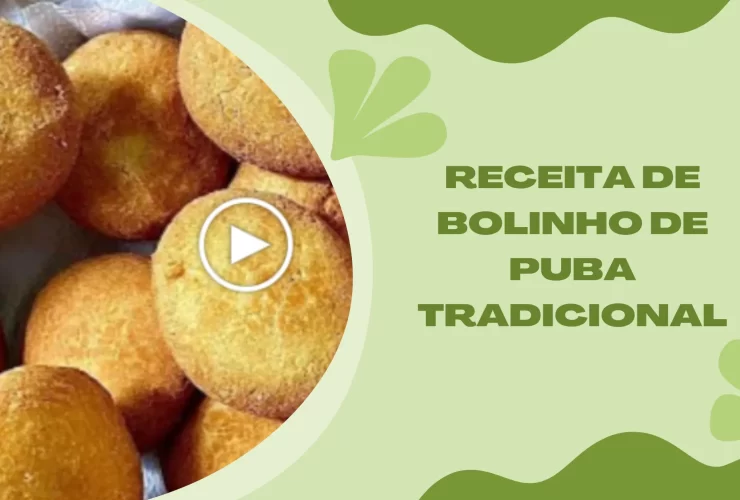 Receita de Bolinho de Puba Tradicional