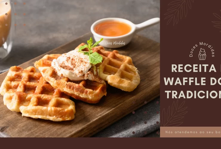 Receita de Waffle Doce Tradicional