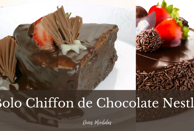 Bolo Chiffon de Chocolate Nestlé Leveza e Sabor Irresistível