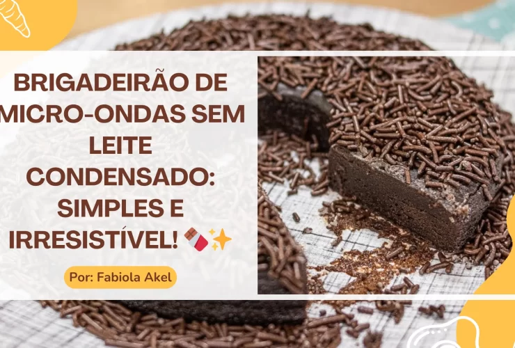 Brigadeirão de Micro-ondas Sem Leite Condensado