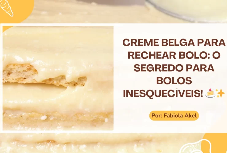 Creme Belga para Rechear Bolo