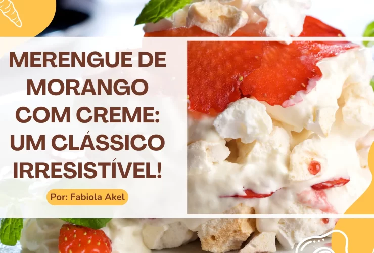 Merengue de Morango com Creme