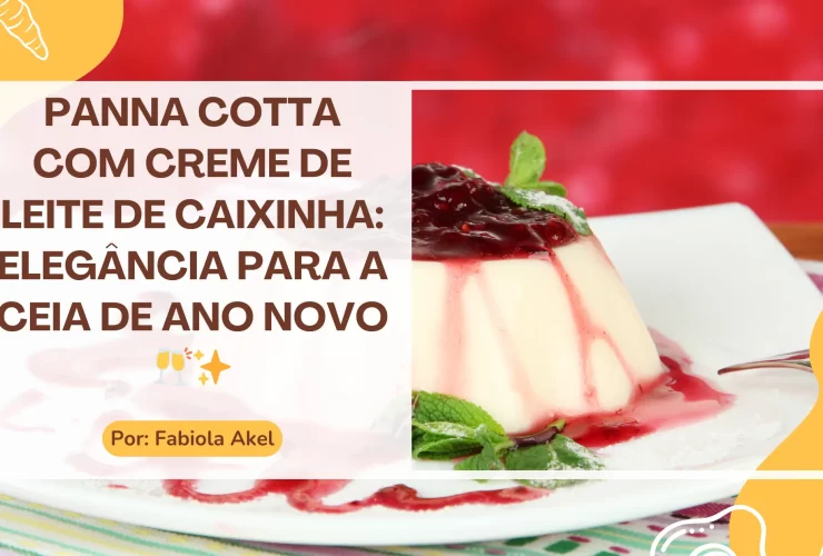 Panna Cotta com Creme de Leite de Caixinha