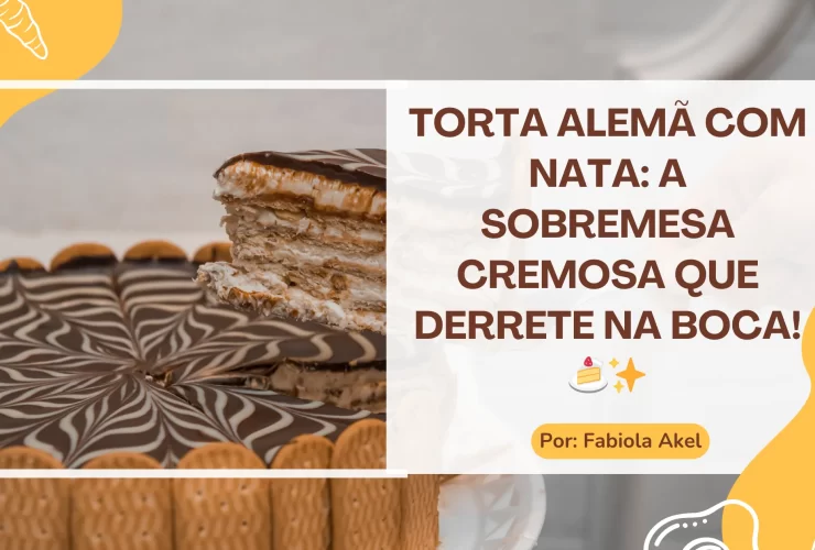 Torta Alemã com Nata