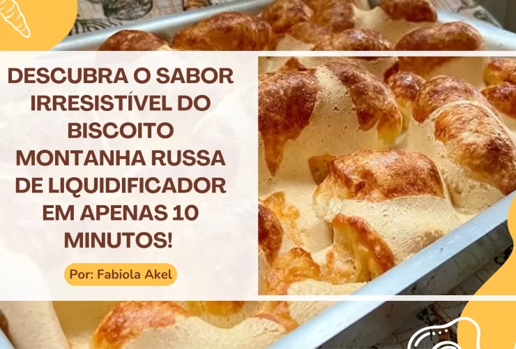 Biscoito Montanha Russa de Liquidificador