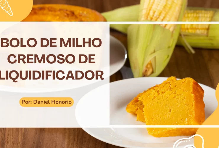 Bolo de Milho de lata Cremoso de Liquidificador!
