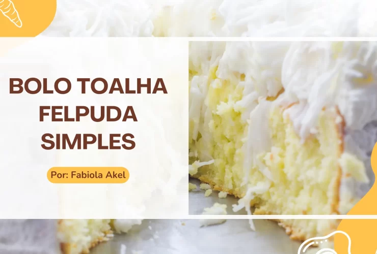 Bolo Toalha Felpuda Simples