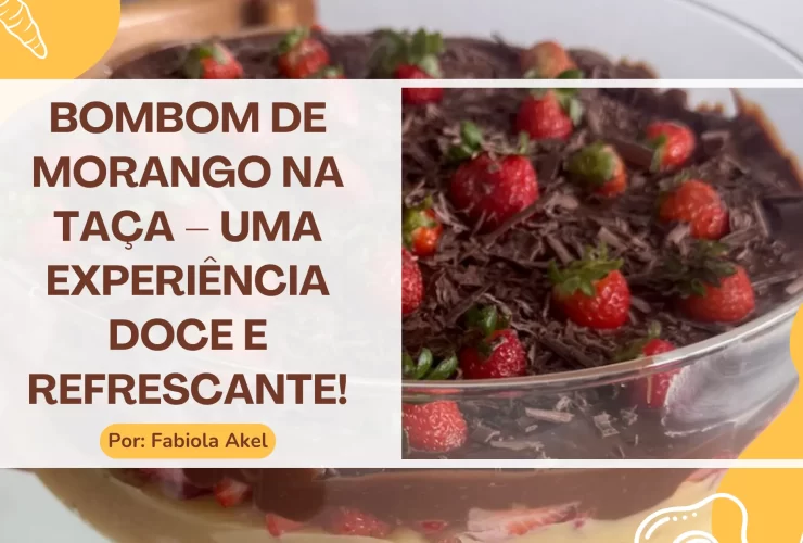 Bombom de Morango na Taça