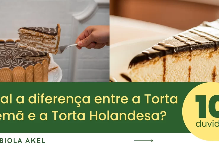 Qual a diferença entre a Torta Alemã e a Torta Holandesa