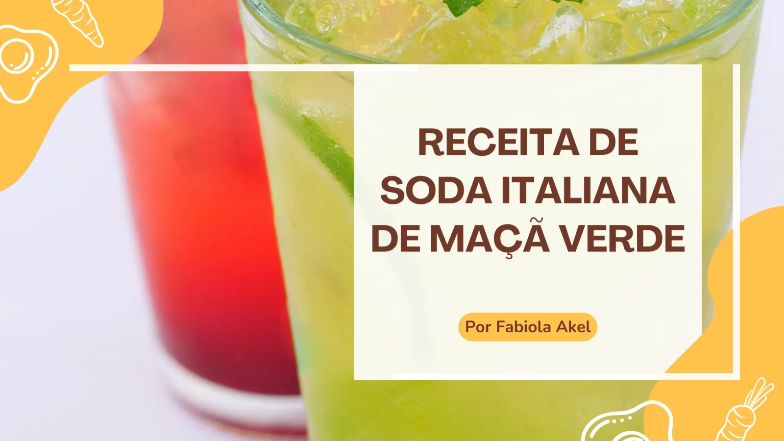 Receita de Soda Italiana de Maçã Verde