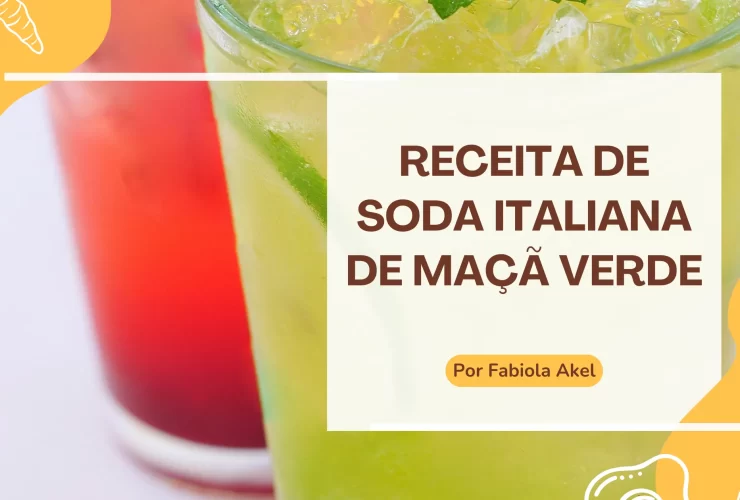Receita de Soda Italiana de Maçã Verde