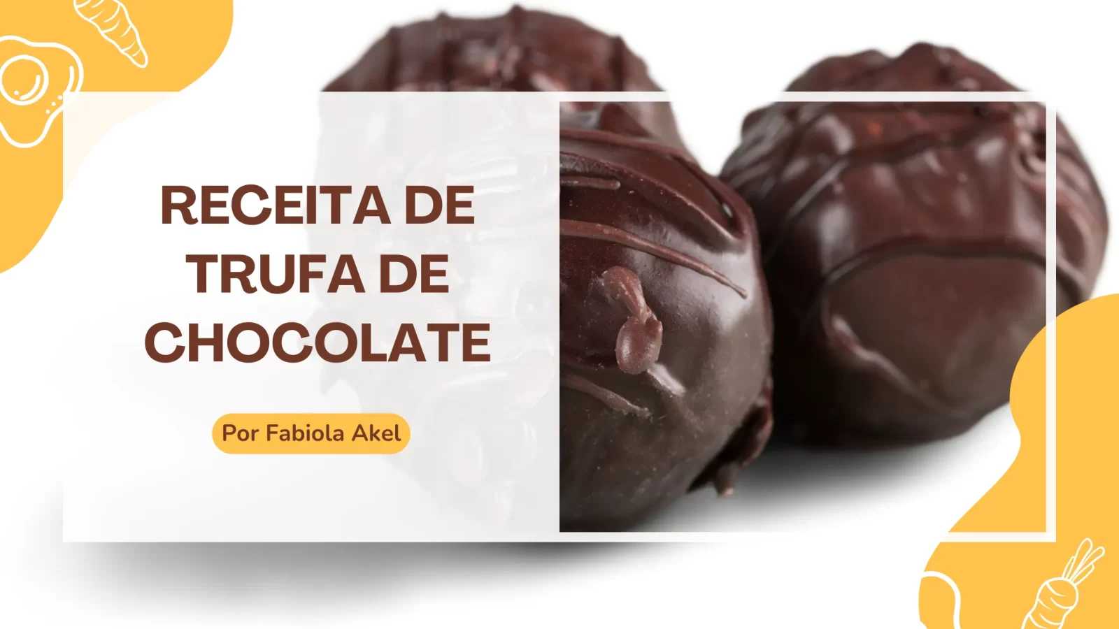 Receita de Trufa de Chocolate