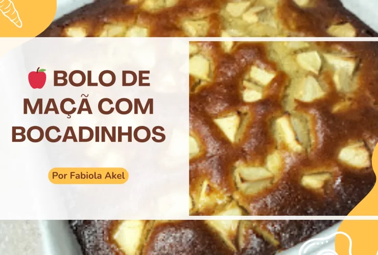 Bolo de Maçã com Bocadinhos