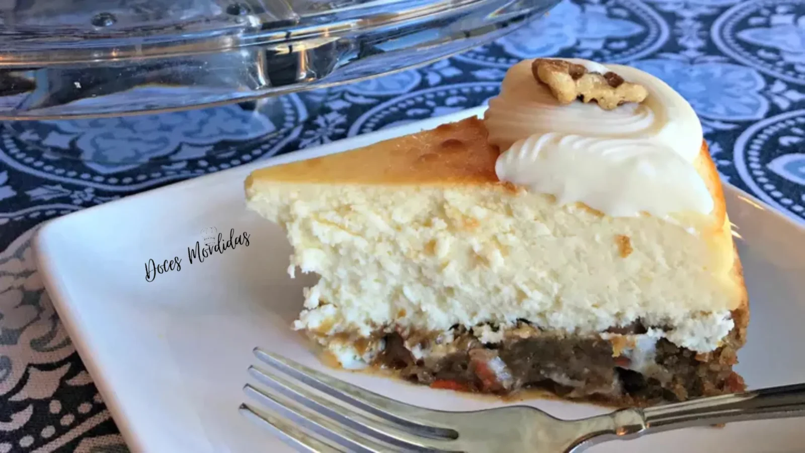 Cheesecake de Bolo de Cenoura