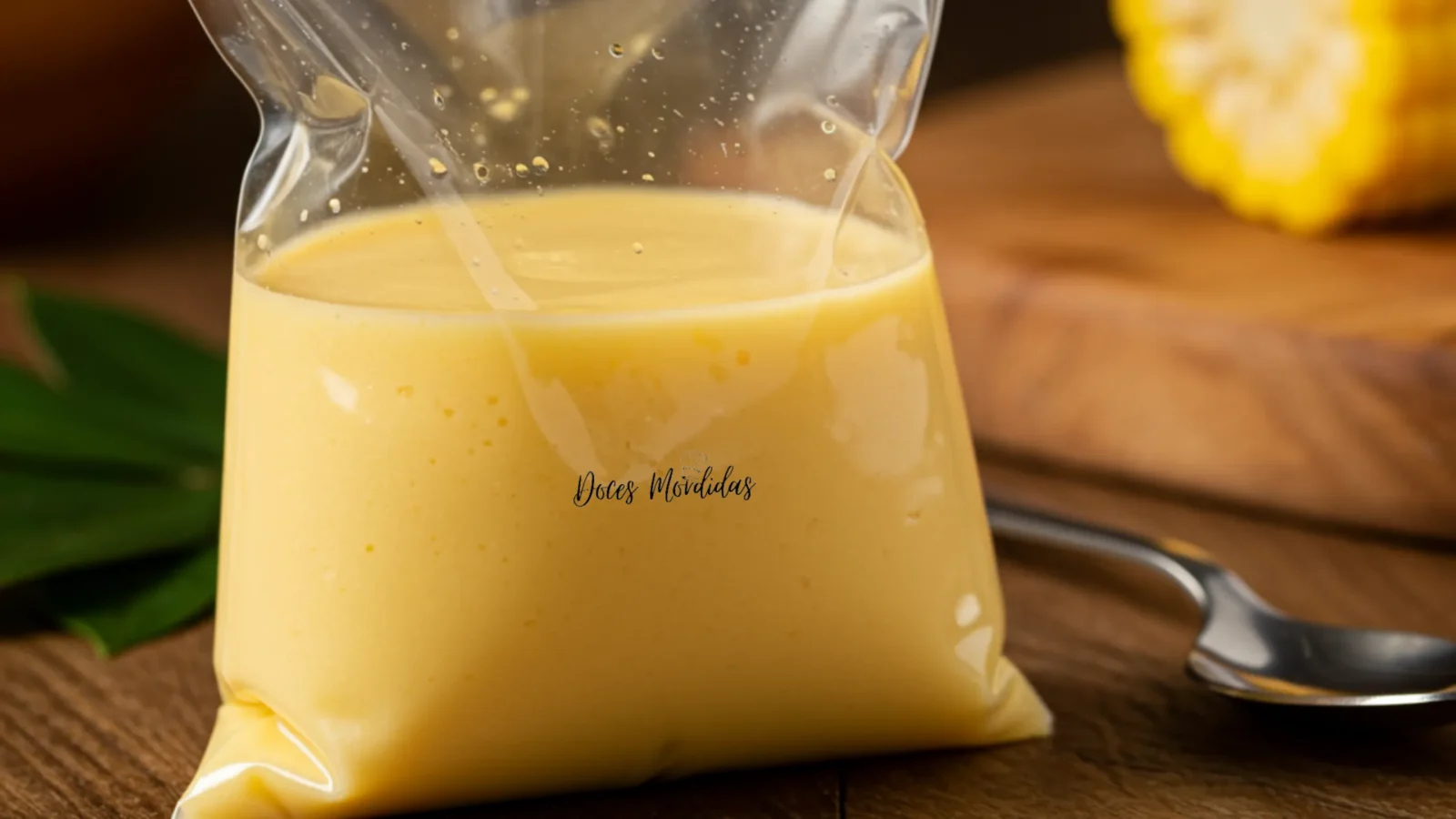 Receita de pamonha doce no saquinho com milho de latinha