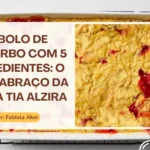 Bolo de Ruibarbo com 5 Ingredientes