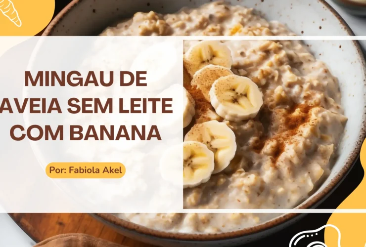 Receita secreta de mingau de aveia sem leite com banana